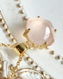 1点作品☆ 大粒ペアシェイプ型ラベンダークォーツ14kgfネックレス