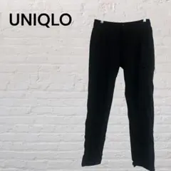 UNIQLO 裏フリース　防寒パンツ M ブラック 黒 暖パン 裾ジップ 極暖