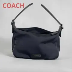 コーチ COACH ナイロン ワンショルダーバッグ 黒 シンプル