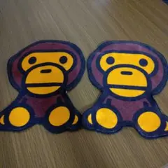 エイプ マイロ タオルハンカチ 2枚セット