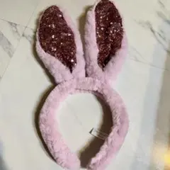 ディズニー ウサギ耳 カチューシャ ピンク イースター