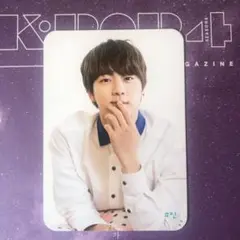 BTS ジン　フォトカード　K-POP4 SEASONS MAGAZINE