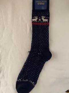 ポロラルフローレンのメンズ用カシミヤ混ソックス、3足26〜29cm、新品