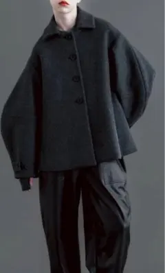 iore Balloon Sleeve Coat(grey)のサムネイル