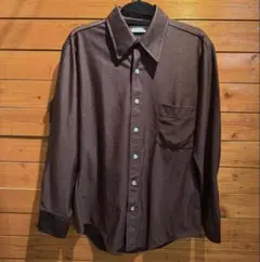 Arrow KENT 70s US ヴィンテージ古着サテンブラウン　濱マイク