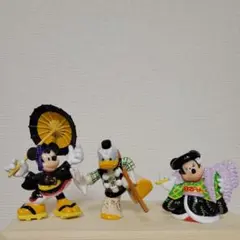 【ディズニー】フィギュア　歌舞伎　和風　ミッキー　ミニー　ドナルドのサムネイル