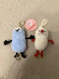 【新品】パペットスンスン スンスン ノンノン　リール付きマスコットセット