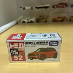 トミカ52 ミニクーパー SE カントリーマン AⅡ4 初回特別仕様のサムネイル