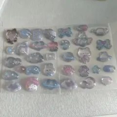 ボンボンドロップシール 正規品 青 猫 うさぎ