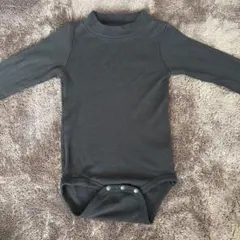 【お値下げ】バースデイ　シンプル　ロンパース　ブラック　長袖　インナー