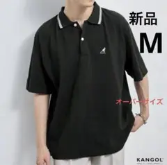 KANGOL オーバーサイズ 鹿の子 半袖 ポロシャツ