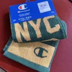 Champion マフラータオル NYC グリーンのサムネイル