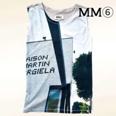 MM6メゾンマルジェラ ノースリーブTシャツ フォトプリント ロゴ カットソーのサムネイル