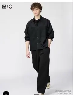 ユニクロC スウェットパンツ　ブラックM