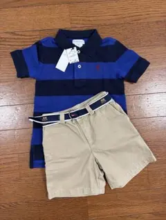 ラルフローレン ポロシャツ☆ベルト付きショートパンツ☆セット☆のサムネイル