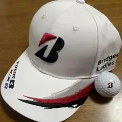 新品ブリヂストン レディスオープン 2026 記念キャップ 非売品&ゴルフボールのサムネイル