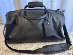 乙*二様 COACH レザー ボストンバッグ ブラック 2way - メルカリ