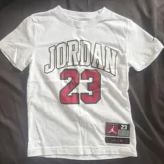 新品タグなしJordan 23 Tシャツ ホワイト　110-116cm
