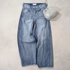 美品★グリーンレーベルリラクシング カーブデニム コバルト サイズ36