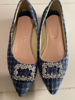 【oriental traffic】ツイードパンプス　38size