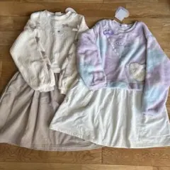 長袖ワンピース 140 2着セット