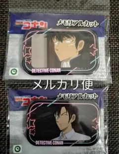 名探偵コナン　メモリアルカット　スクエア缶バッジ　松田陣平　萩原研二　　2点