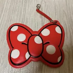 ミニーマウス パスケース　リボン