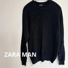 ZARA MAN 黒 ニット セーター M