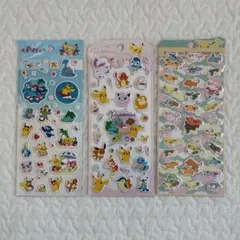 ポケモン　ぷっくりシール