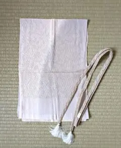 お値下げ【夏物】ベージュ系帯締め＆帯揚げセット②