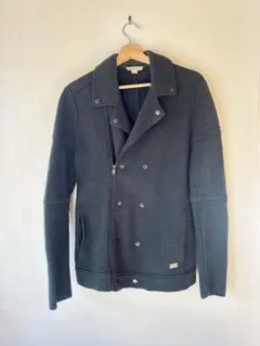 diesel ニットライダースジャケット