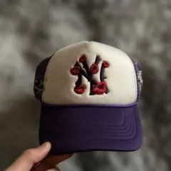 LA ROPA パープル メッシュキャップ 百足着用似