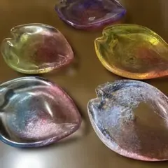 北一硝子　銘々皿5枚