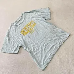 WEGO Tシャツ ミントグリーン ロゴプリント 半袖 カジュアルM