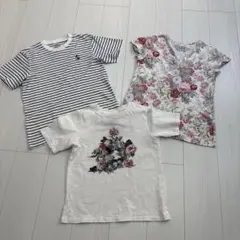 ユニクロUT PaulアンドJOE ミッキー　花柄 半袖Tシャツ 3枚セット