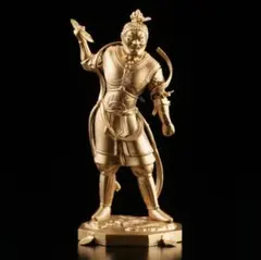 カプセルQ ミュージアム 仏像立体図録 4 執金剛神 金箔雅趣 カラー 未開封