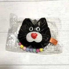 mojojojo ビーズチェーン付きフェイスマスコット3 黒猫