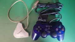PS2 デュアルショック2＋エレコムハブ ジャンク