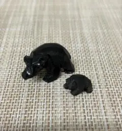 ヴィンテージ 木彫り 熊 親子 ミニミニ 置物