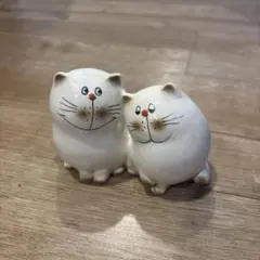 Funny Cat★昭和レトロ★1970年代★猫★貯金箱★陶器★フィギュリン