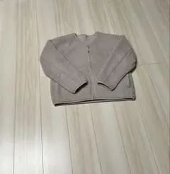 あ*こ様 UNIQLO ソフトボアフリースVネックカーディガン　　Lサイズ　ナチ