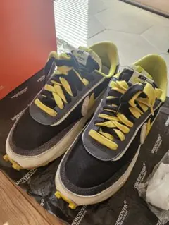 NIKE UNDERCOVER スニーカー ネイビー/イエロー