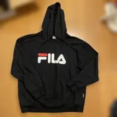 FILA パーカー ブラック Lサイズ