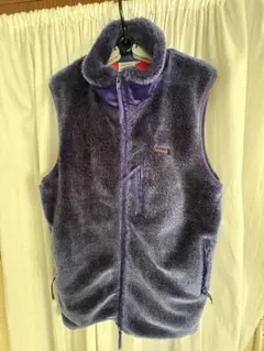 GRAMICCI フリースベスト 紫 L ボア