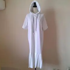 パーカーワンピース ロングワンピース