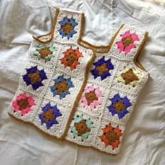 【70s】グラニースクエア ベスト