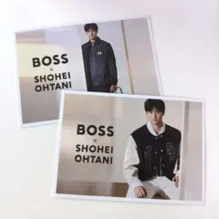 大谷翔平× HUGO BOSS ポストカード BOSS 大谷翔平 ポストカードポストカード - メルカリ
