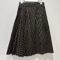 MARNI マルニ 幾何学模様 スカート ひざ丈 38サイズのサムネイル