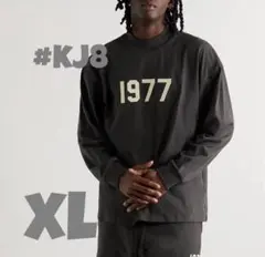 エッセンシャルズ 1977 ブラック ロング スリーブ Tシャツ XL