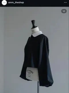 emm the shop 丸襟(black) emm petit marueri emm the shop petit marueri long - メルカリ